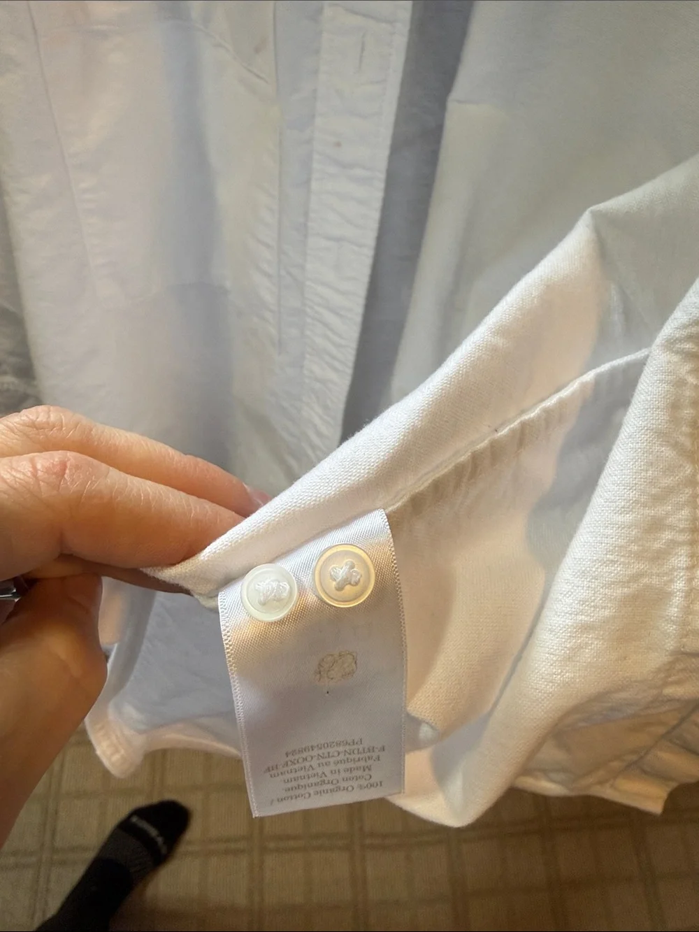 Everlane White Boxy Organic Cotton Button-Up Shirt - Picture 4 of 5